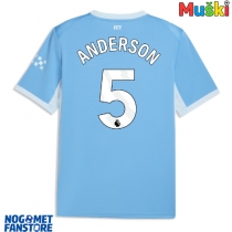 Manchester City Elliot Anderson #5 Domaci Dres 2026-27 Kratak Rukav